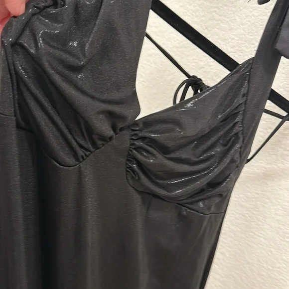 Zara shimmery halter dress - Picture 4 of 5